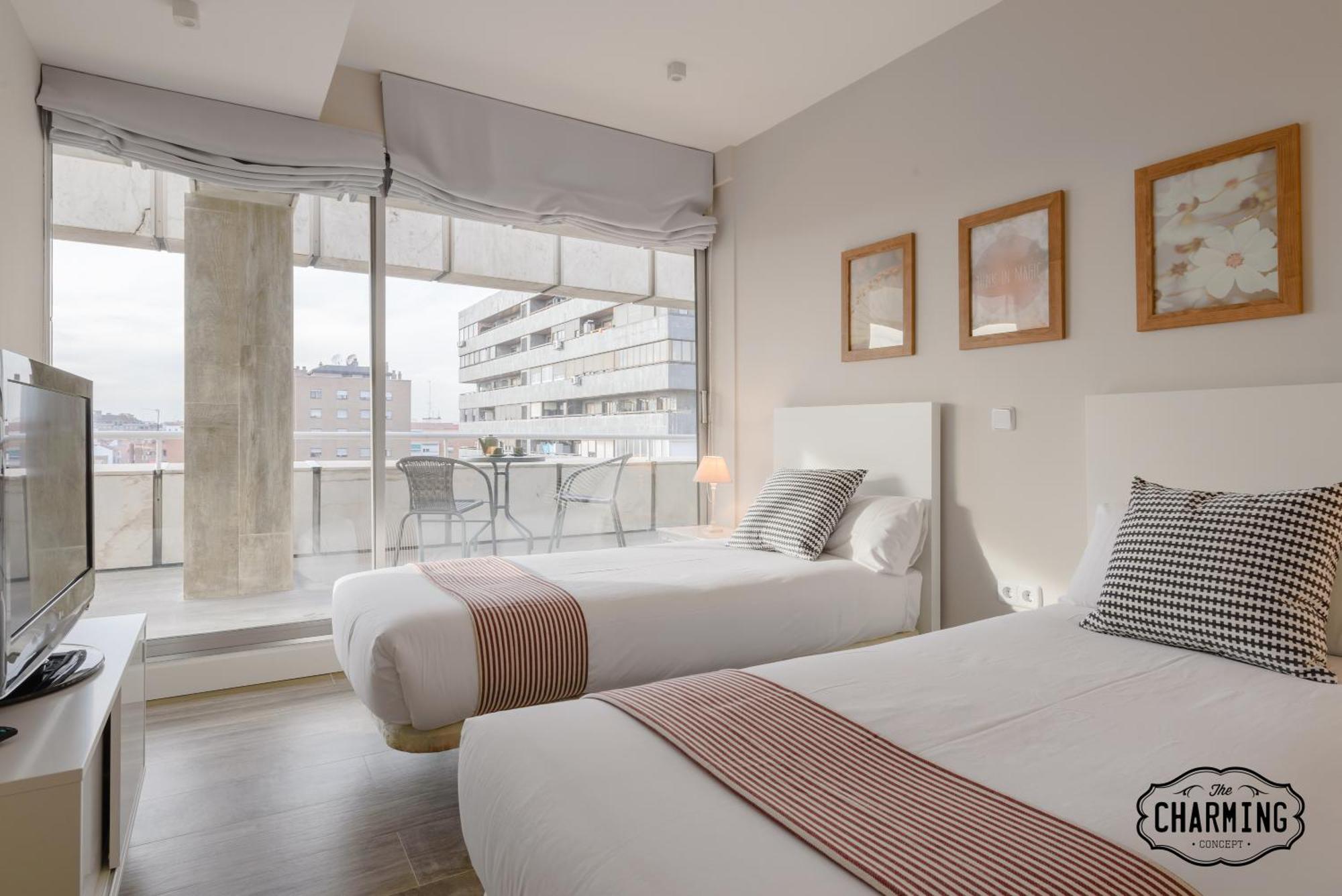 Apartament Charming Eurobuilding 2 Terrace Exclusive - Plaza De Parking Madryt Zewnętrze zdjęcie
