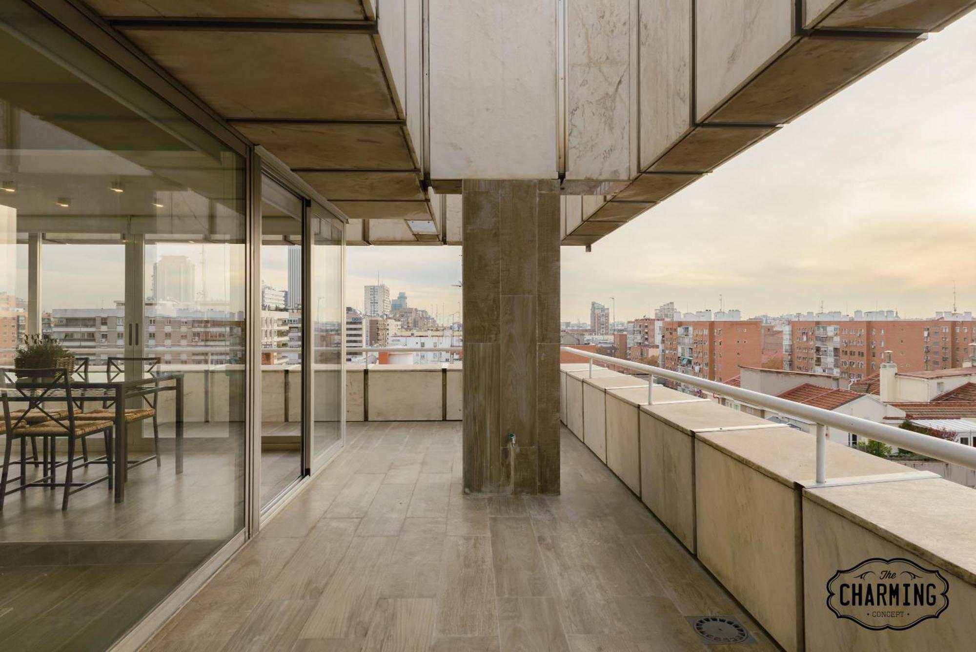 Apartament Charming Eurobuilding 2 Terrace Exclusive - Plaza De Parking Madryt Zewnętrze zdjęcie